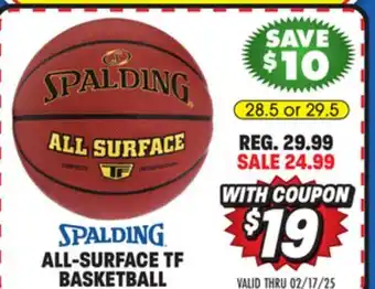 Big 5 Spalding All-Surface TF Basketball offer