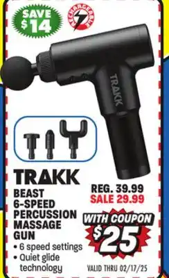 Big 5 Trakk Beast 6 Speed Percussion Massage Gun offer
