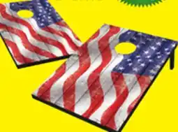 Big 5 Wild Sports Wavy American Flag Cornhole Tailgate Toss Game offer