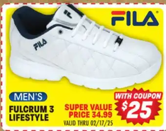 Big 5 FILA Fulcrum 3 Men's Lifestyle Shoes offer