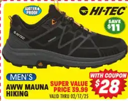 Big 5 Hi-Tec Aww Mauna Waterproof Men's Hiking Shoes offer