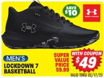 Big 5 Under Armour Lockdown 7 Men's Basketball Shoes offer