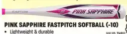 Big 5 Easton Pink Sapphire Fastpitch Youth Bat (-10) offer