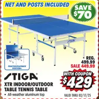 Big 5 Stiga XTR Indoor/Outdoor Table Tennis Table offer