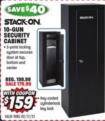 Big 5 Stack-On 10 Gun Security Cabinet offer