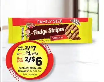 Meijer Keebler Family Size Cookies offer