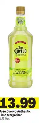 Meijer Jose Cuervo Authentic Lime Margarita offer