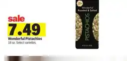 Meijer Wonderful Pistachios offer