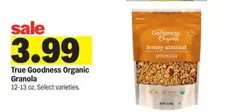 Meijer True Goodness Organic Granola offer