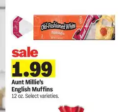 Meijer Aunt Millie's English Muffins offer