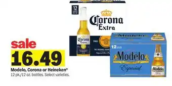 Meijer Modelo, Corona or Heineken offer