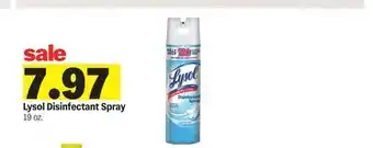 Meijer Lysol Disinfectant Spray offer