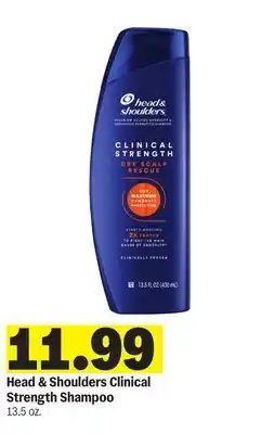 Meijer Head & Shoulders Clinical Strength Shampoo offer