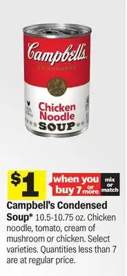 Meijer Campbell's Condensed Soup offer