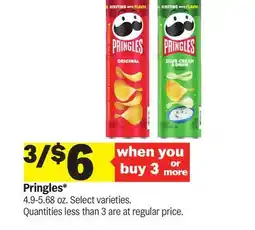 Meijer Pringles offer