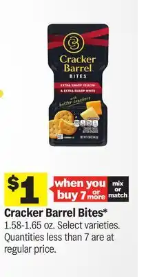 Meijer Cracker Barrel Bites offer