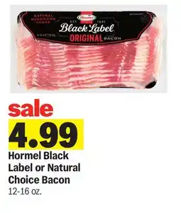 Meijer Hormel Black Label or Natural Choice Bacon offer