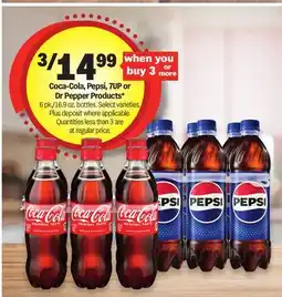 Meijer Coca-Cola, Pepsi, 7UP or Dr Pepper Products offer