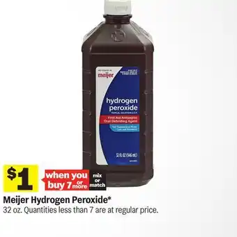 Meijer Meijer Hydrogen Peroxide offer