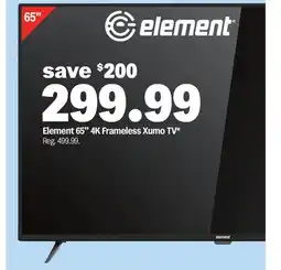 Meijer Element 65 4K Frameless Xumo TV offer