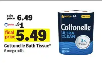 Meijer Cottonelle Bath Tissue offer