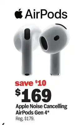 Meijer Apple Noise Cancelling AirPods 4 offer