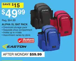 Dunham's Sports ALPHA XL BAT PACK offer