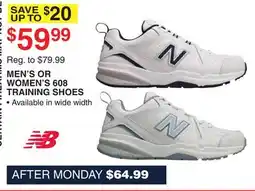 Dunham's Sports MEN'S OR WOMEN'S 608 TRAINING SHOES offer