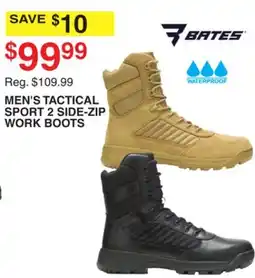 Dunham's Sports MEN'S TACTICAL SPORT 2 SIDE-ZIP WORK BOOTS offer