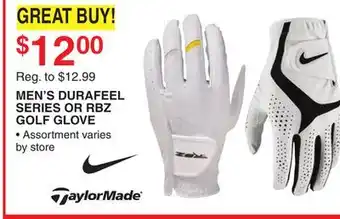 Dunham's Sports MEN'S DURAFEEL SERIES OR RBZ GOLF GLOVE offer