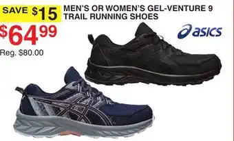 Dunham's Sports MEN'S OR WOMEN'S GEL-VENTURE 9 TRAIL RUNNING SHOES offer