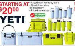 Dunham's Sports YETI offer