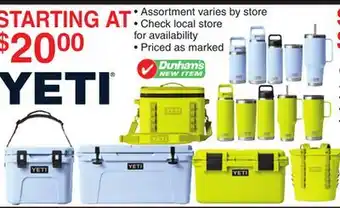 Dunham's Sports YETI offer