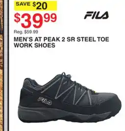 Dunham's Sports MEN'S AT PEAK 2 SR STEEL TOE WORK SHOES offer