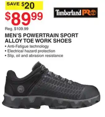 Dunham's Sports MEN'S POWERTRAIN SPORT ALLOY TOE WORK SHOES offer