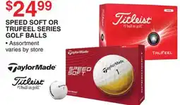 Dunham's Sports SPEED SOFT OR TRUFEEL SERIES GOLF BALLS offer