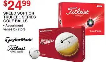 Dunham's Sports SPEED SOFT OR TRUFEEL SERIES GOLF BALLS offer