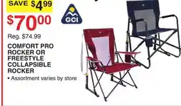 Dunham's Sports GCI COMFORT PRO ROCKER OR FREESTYLE COLLAPSIBLE ROCKER offer