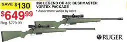 Dunham's Sports 350 LEGEND OR 450 BUSHMASTER VORTEX PACKAGE offer