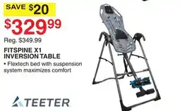 Dunham's Sports FITSPINE X1 INVERSION TABLE offer