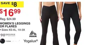 Dunham's Sports WOMEN'S LEGGINGS OR FLARES offer