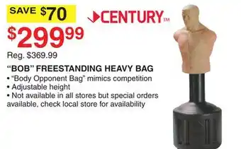 Dunham's Sports BOB FREESTANDING HEAVY BAG offer