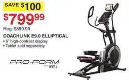 Dunham's Sports PRO-FORM COACHLINK E9.0 ELLIPTICAL offer