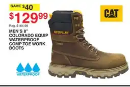 Dunham's Sports MEN'S 8 COLORADO EQUIP WATERPROOF COMP TOE WORK BOOTS offer