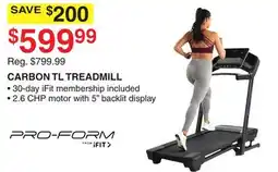 Dunham's Sports CARBON TL TREADMILL offer