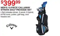 Dunham's Sports CALLAWAY MEN'S 12-PIECE CALLAWAY STRATA GOLF PACKAGE SET offer