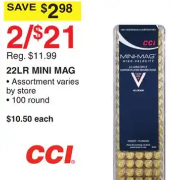 Dunham's Sports CCI 22LR MINI MAG offer