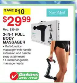 Dunham's Sports 3-IN-1 FULL BODY MASSAGER offer