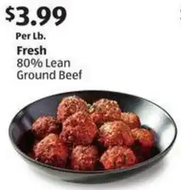 Aldi Fresh 80% Lean Ground Beef offer