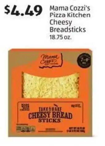 Aldi Mama Cozzi's Pizza Kitchen Cheesy Breadsticks offer